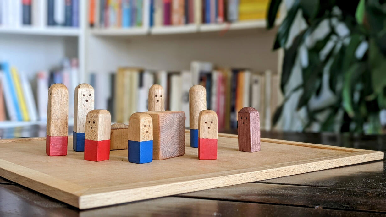 Systembrett Coaching Systemaufstellung Familienbrett